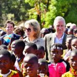 Le couple royal Belge en visite au Katanga au Congo en 2022 CP:DR CP:DR