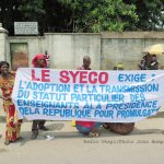 Sit-in de Syeco en RDC CP:DR