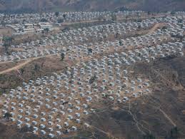 Vue aérienne camp de mulongwe