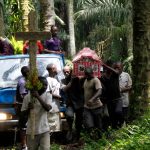 Enterrement dans un village en RDC CP:DR
